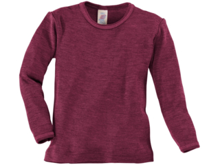 Kinder Langarmshirt Unterhemd orchidee