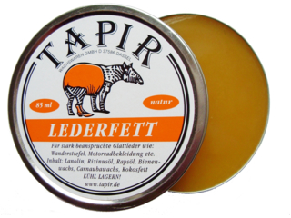Tapir Lederfett natur