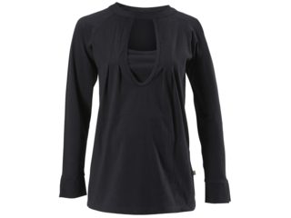 Stillshirt "Jette" Bio-Baumwolle schwarz