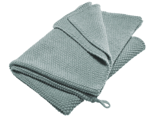 Handtuch Bio-Baumwolle Perl-Strick-Qualität mint cream