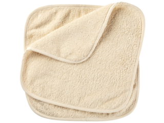 Waschlappen Bio-Baumwolle 2er Set natur