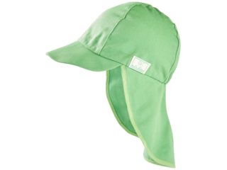 Kinder Sonnenschutz Mütze "Legionär" UV-60 green tea