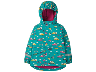 Kinder Regenjacke mit Kapuze Auto