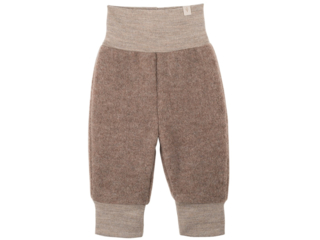 Baby Hose Bio-Merino-Wollfleece walnuss