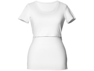 Still-Shirt mit kurzem Arm weiß