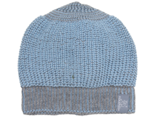 Kinder Mütze "Wilma" blau-grau