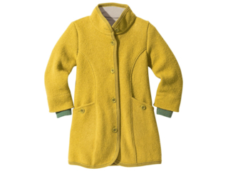 Kindermantel Merino-Wollwalk (kbT) curry