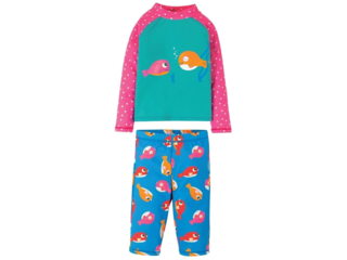 Kinder Badeanzug UV Schutzkleidung mit UV 40 plus Set Fisch