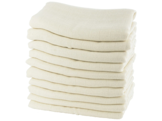 Mullwindeln Bio-Baumwolle 10er-Set natur