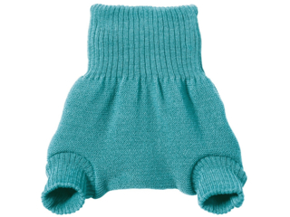 Wollwindelhose doppellagig lagoon, 100% Schurwolle (kbT)