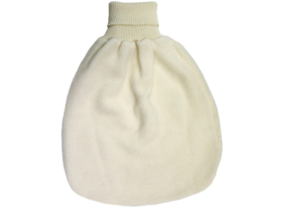Strampelsack 100% Bio-Schurwollfleece (kbT) natur