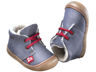 Kinder Schuhe "Juan" pflanzlich gegerbt graphit
