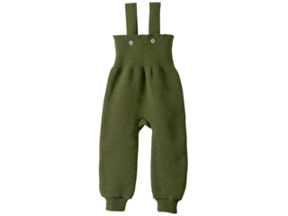 Baby Hose mit Trägern oliv