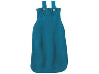 Schlaf- und Strampelsack aus Merino-Schurwolle (kbT) blue