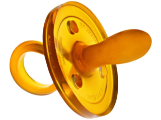 Beruhigungssauger, Naturkautschuk Schnuller, oval