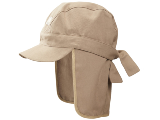 Baby und Kinder Sommerhut "Nico" mit Nackenschutz UV 40 taupe