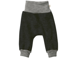 Baby Hose Bio-Merino-Wollwalk (kbT) anthrazit