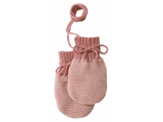 Baby Handschuhe melange-rosé
