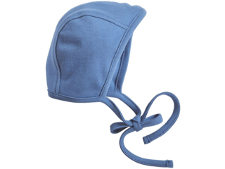Babymütze Erstlingsmütze Bio-Baumwolle blau