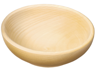Breischale aus unbehandeltem Holz