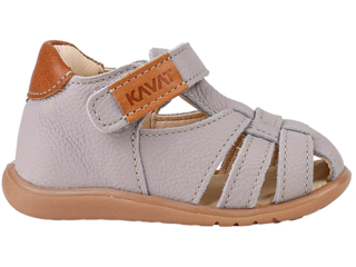 Kinder Sandalen Rullsand pflanzlich gegerbt grey