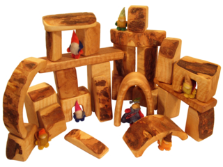 Holzbauklötze natur, Erlenholz