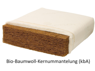 3-Schicht Bio Jugendmatratze Kokos Jeunesse classic Bio-Baumwolle