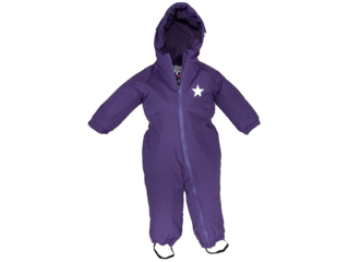 Baby und Kinder Overall mit Kapuze "BabyTodd`s" plum