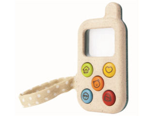 "Mein erstes Telefon" Kindertelefon aus Kautschukholz