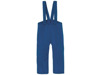 Kinder Trägerhose, Merino-Wollwalk (kbT) marine