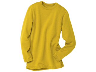 Kinder Strickpullover curry
