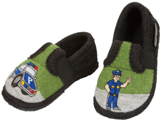 Kinder Hausschuhe Walkpuschen Polizist