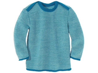Baby und Kinder Pullover melange-blue