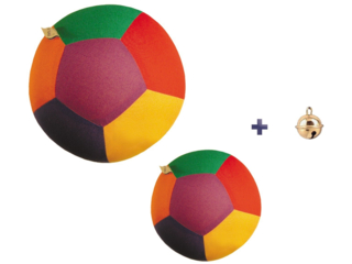 Set: 1 großer Luftmatz, 1 kleiner Luftmatz, 1 Glöckchen