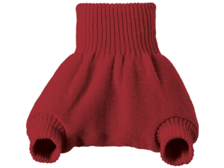 Wollwindelhose doppellagig bordeaux, 100% Schurwolle (kbT)