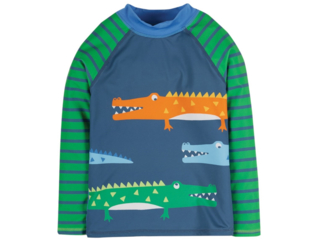 Kinder Langarmshirt Badeshirt UV Schutzkleidung UV 50 plus Krokodile