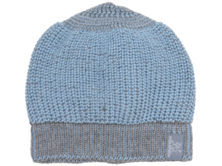 Kinder Mütze "Wilma" blau-grau