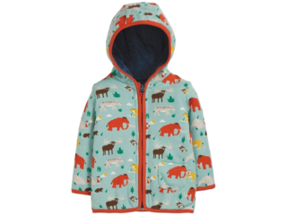 Baby und Kinder Jacke mit Kapuze Dschungel