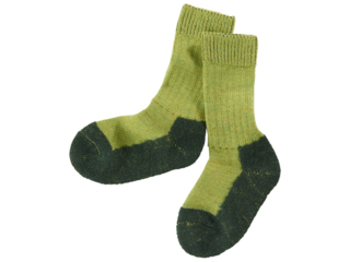 Kinder Trekkingsocken maigrün-tanne