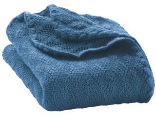 Baby-Wolldecke blue