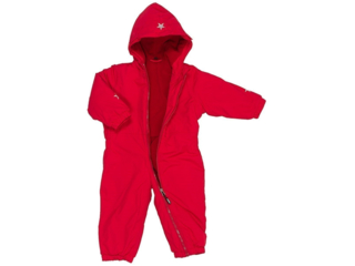 Baby und Kinder Overall mit Kapuze "BabyTodd`s" rot