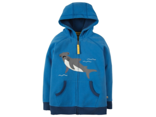 Kinder Sweatjacke mit Kapuze Hai