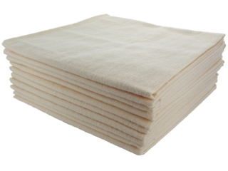 Moltontücher Bio-Baumwolle 10er-Set, 80 x 80 cm