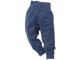 Baby Hose mit Nabelbund melange-blau