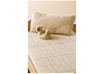 Topper Unterbett aus Merino Wollplüsch (kbT) 90x200 cm
