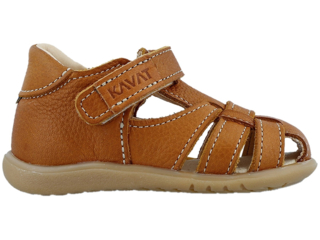 Kinder Sandalen Rullsand pflanzlich gegerbt hellbraun