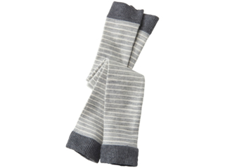Baby Leggings grau-geringelt