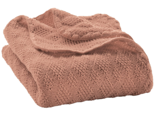 Baby-Wolldecke rose