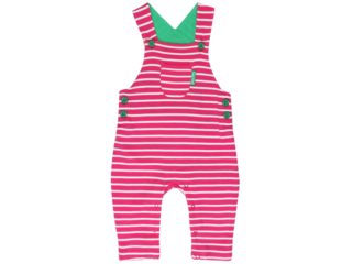 Baby und Kinder Latzhose pink-gestreift