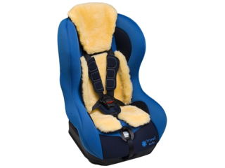 Lammfell Auflage für Babyschale und Kindersitz, waschbar